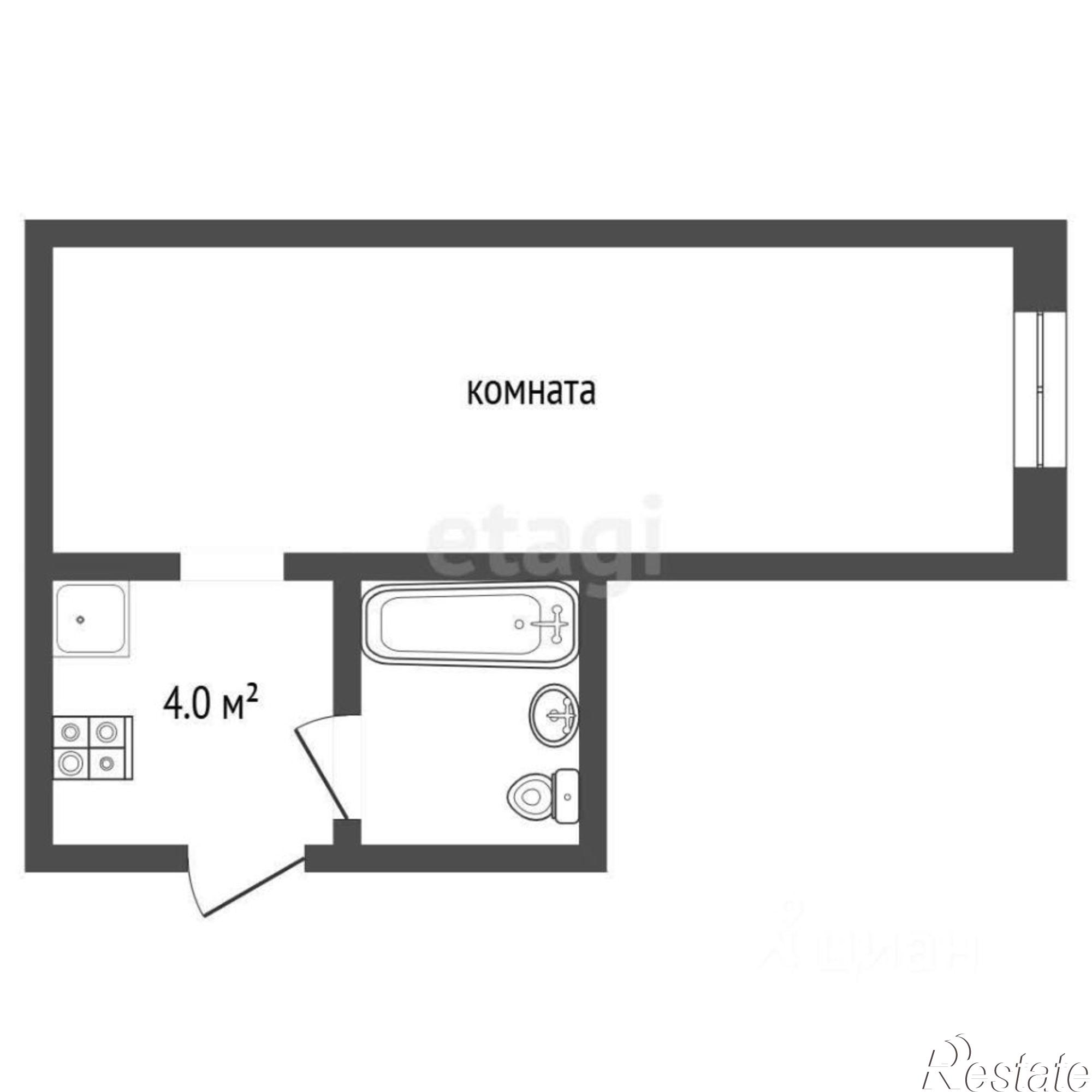 Купить квартиру за 1 150 000 рублей на ул Куйбышева, 26