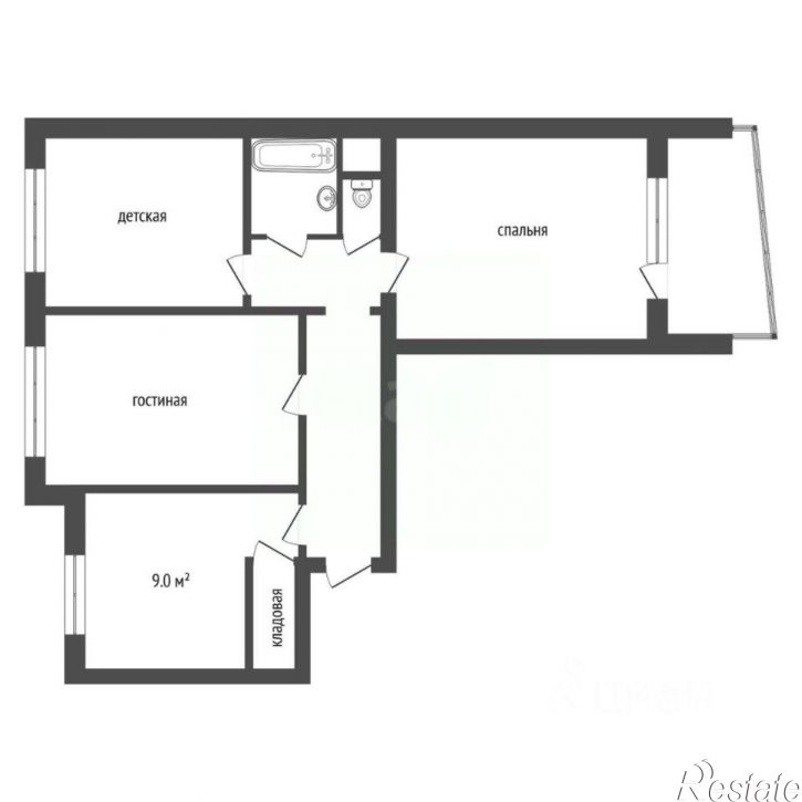 3-комн квартира улица Щербакова, 27,  д. 27