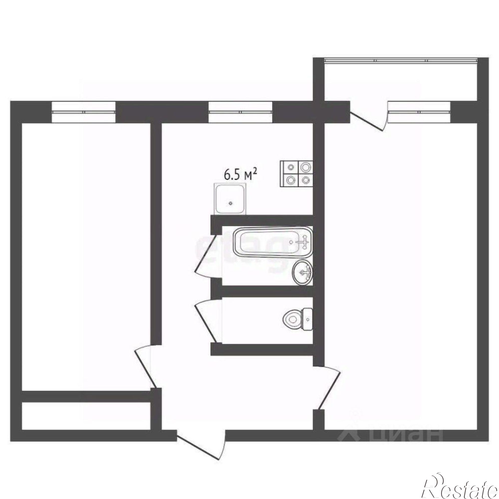 Купить квартиру за 2 480 000 рублей на Радиозаводское шоссе, 36