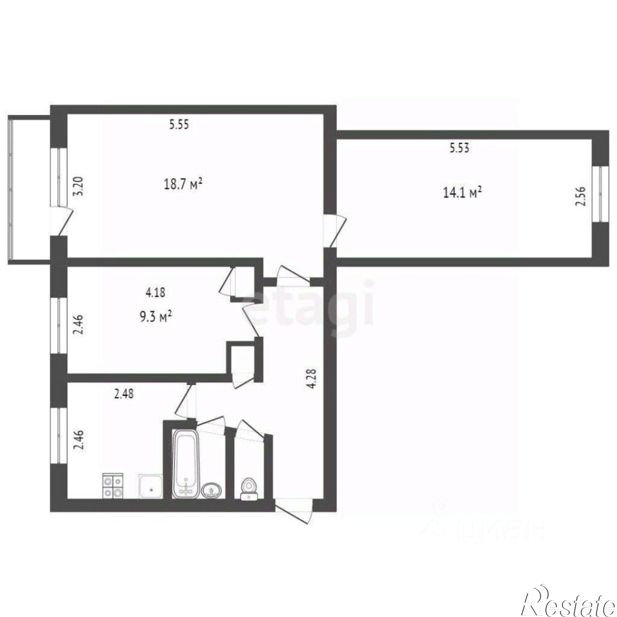 Купить квартиру за 5 500 000 рублей на Кленовая улица, 15