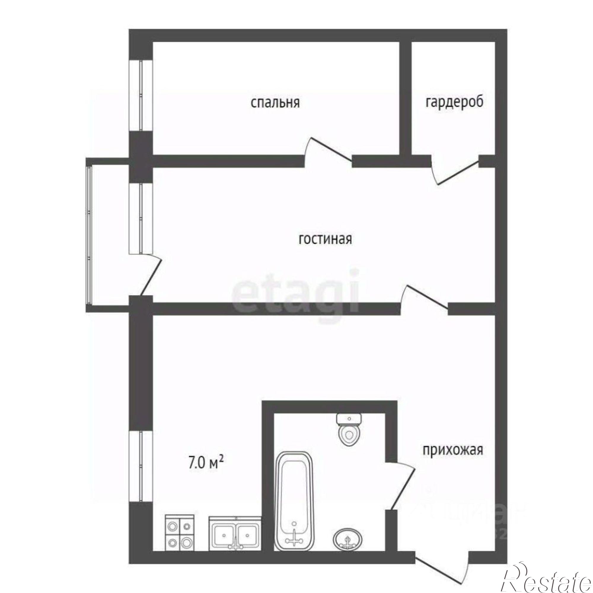 Купить квартиру за 4 500 000 рублей на улица Льва Толстого, 52