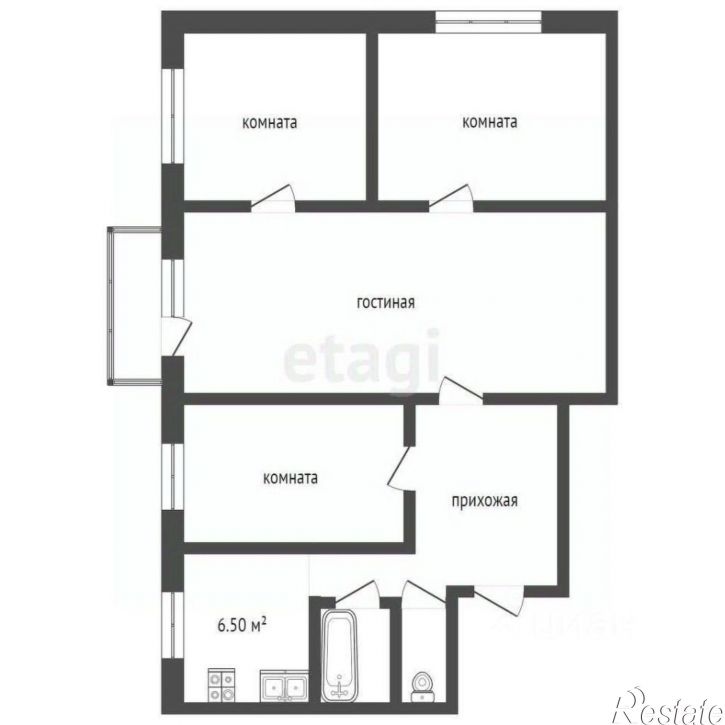 4-комн квартира Владимирское шоссе, 10,  д. 10