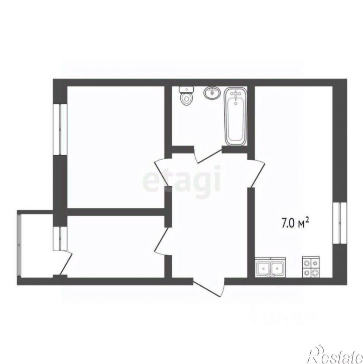 3-комн квартира Меленковская улица, 6,  д. 6