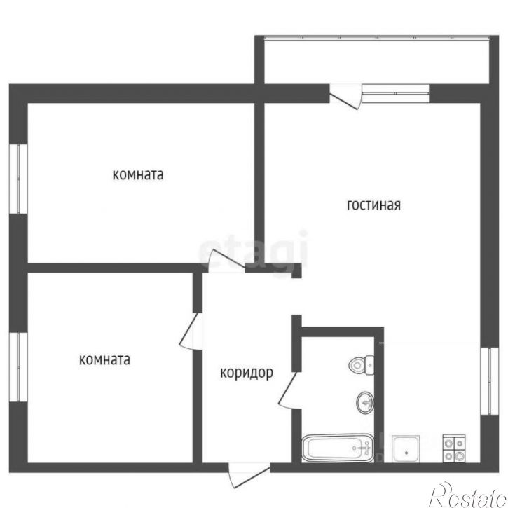 3-комн квартира Красногвардейская улица, 8,  д. 8