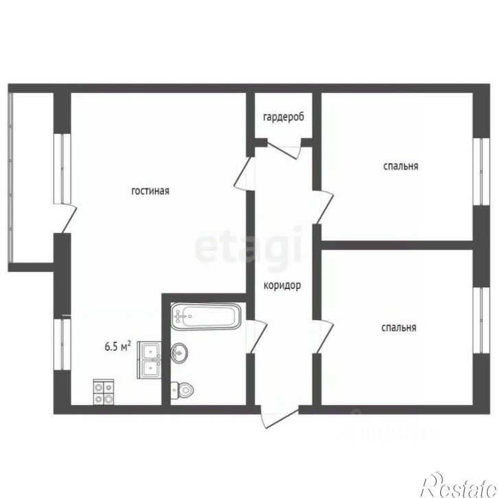 3-комн квартира Советская улица, 51,  д. 51