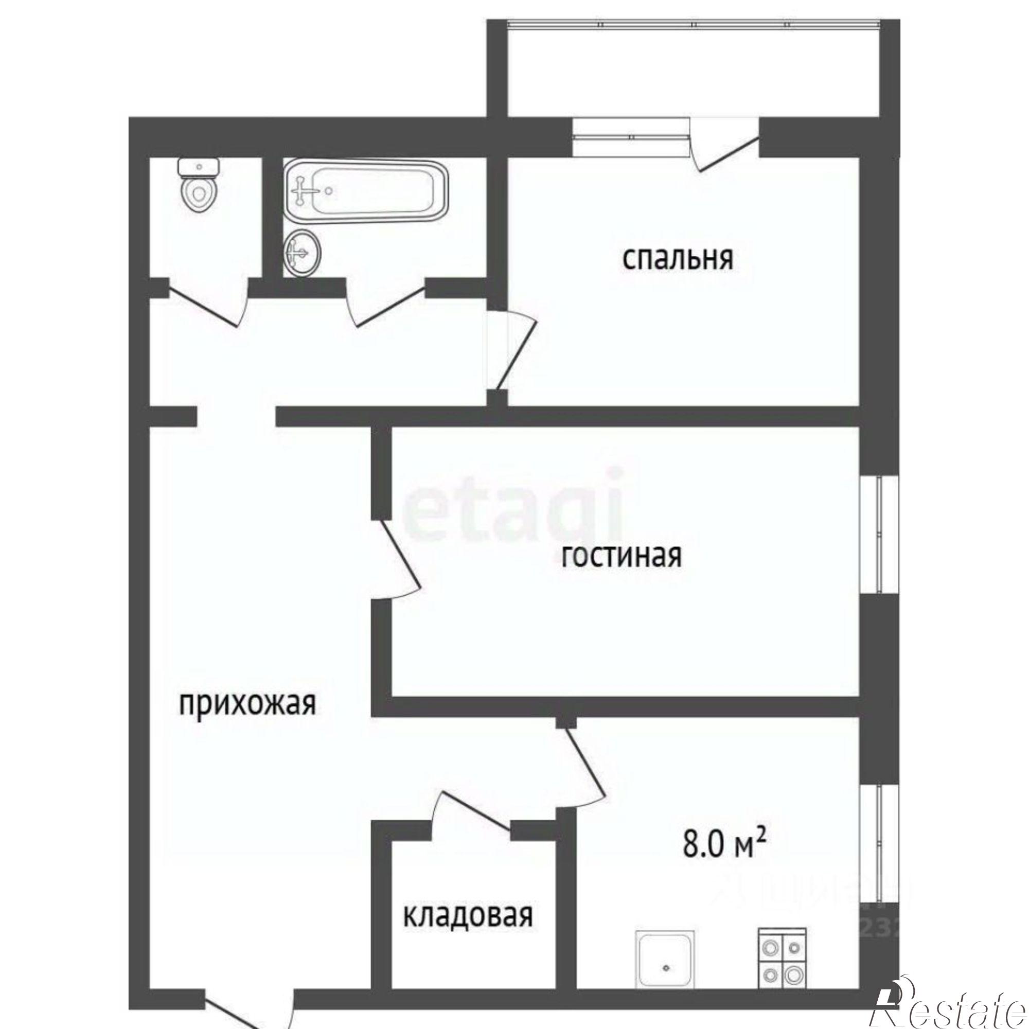 Купить квартиру за 4 000 000 рублей на улица Экземплярского, 45