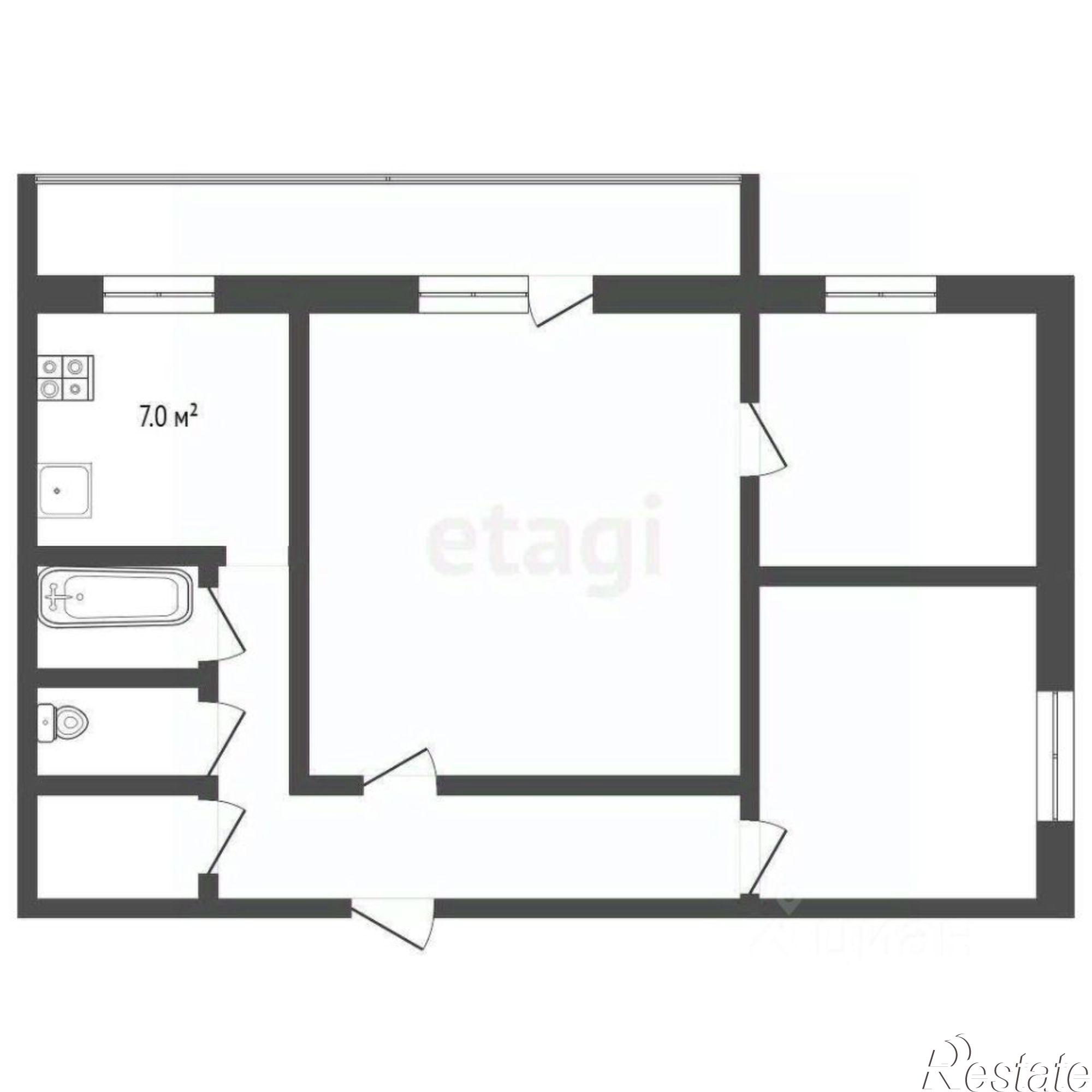 Купить квартиру за 3 800 000 рублей на Карачаровское шоссе, 32