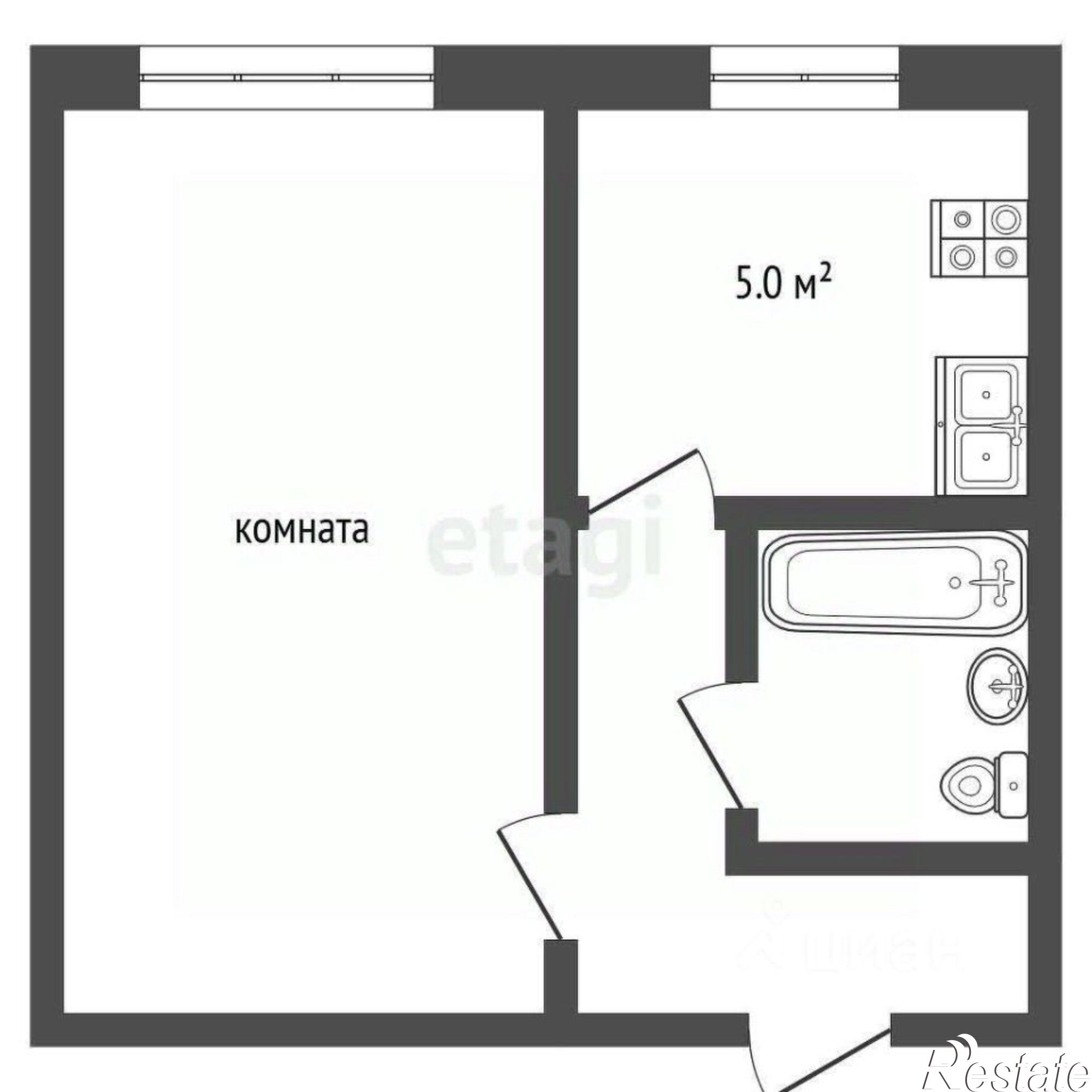 Купить квартиру за 1 950 000 рублей на улица Мечникова, 60А