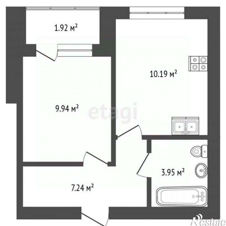1-комн квартира 3-я Новослободская улица, 2,  д. 2