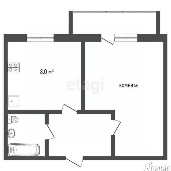 1-комн квартира Карачаровское шоссе, 27,  д. 27