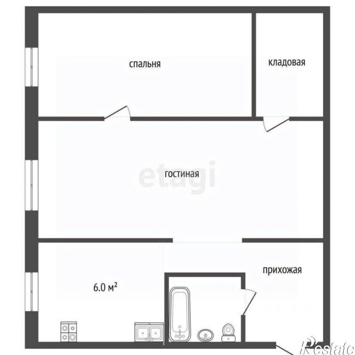 2-комн квартира Советская улица, 73А,  д. 73А