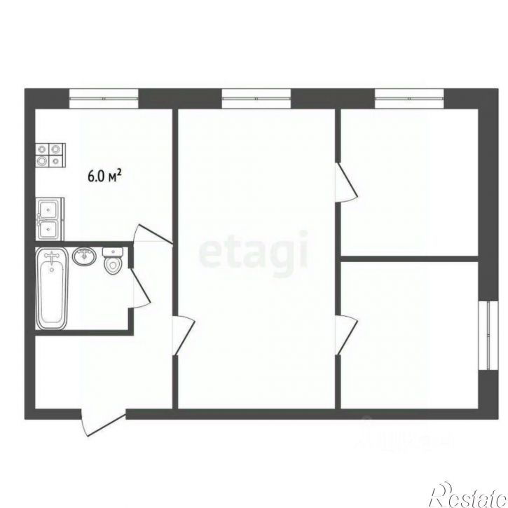 3-комн квартира Коммунистическая улица, 38,  д. 38