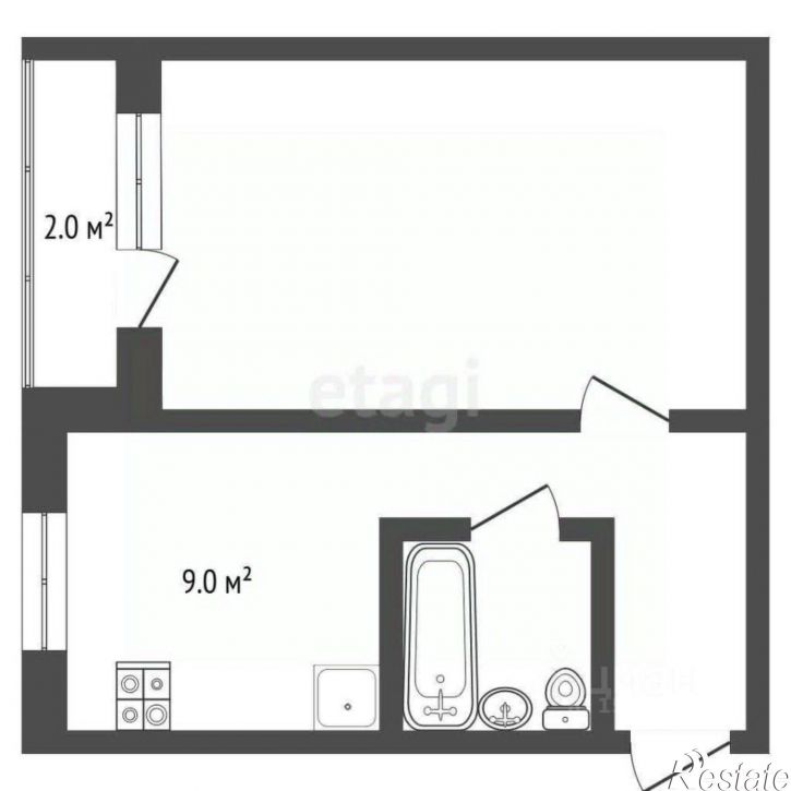 1-комн квартира Владимирское шоссе, 12А,  д. 12А