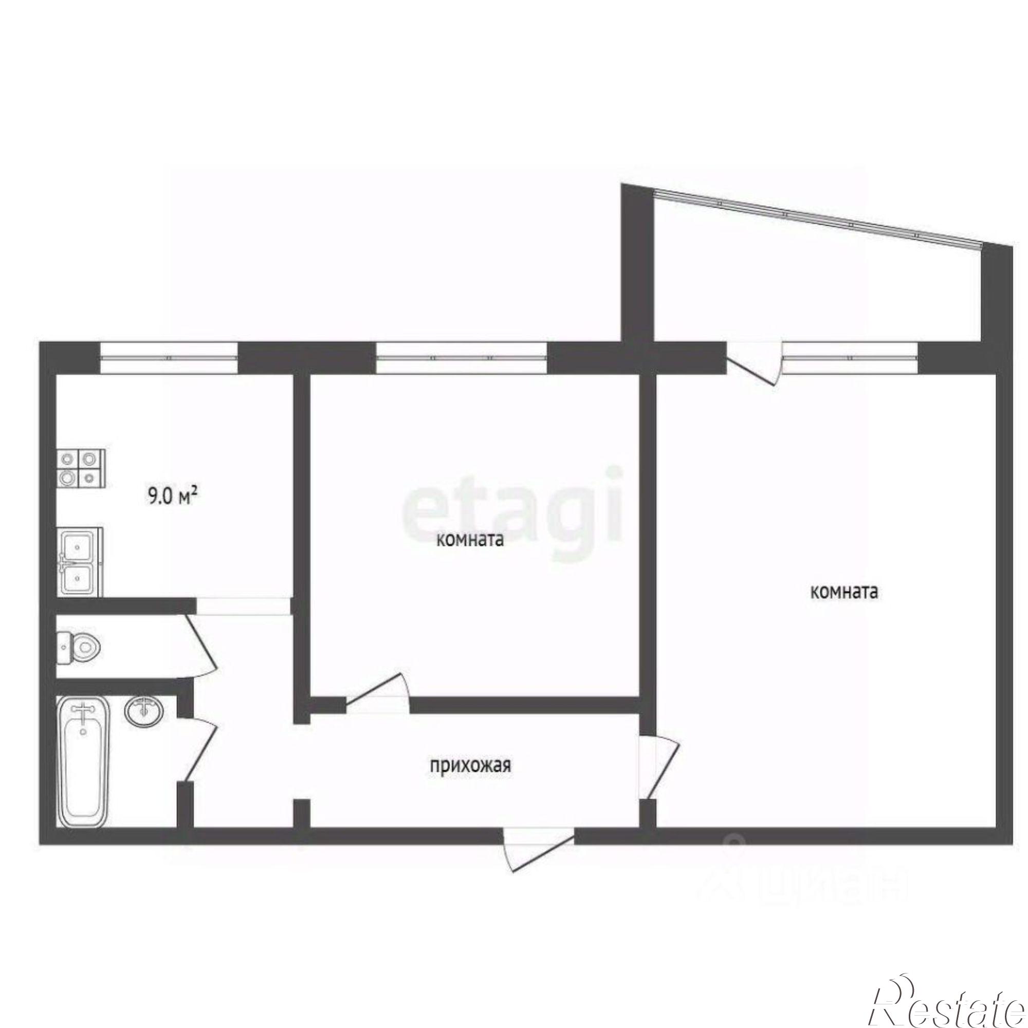 Купить квартиру за 4 150 000 рублей на ул Воровского, 69