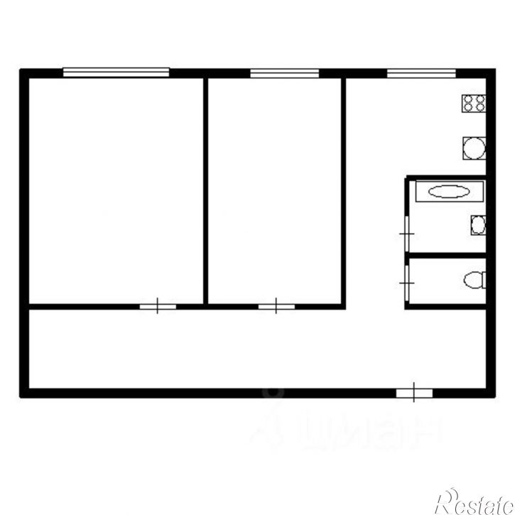 2-комн квартира ул Парковая, 21,  д. 21