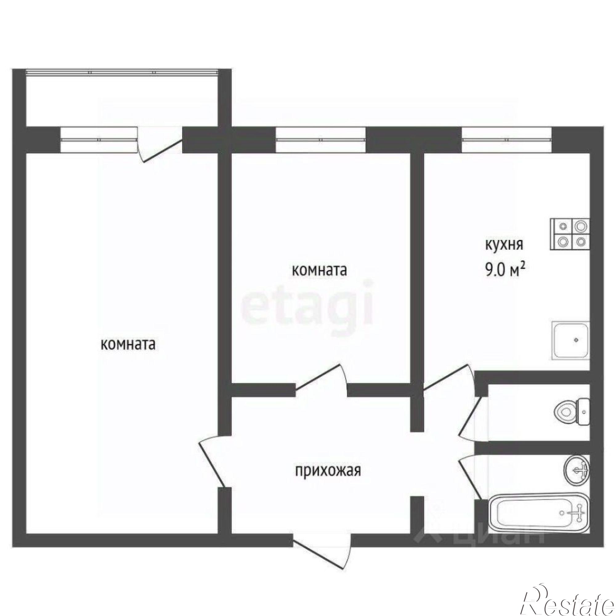 Купить квартиру за 3 700 000 рублей на улица Ленина, 115