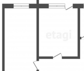 2-комн, 50кв м, этаж 7/9 Октябрьская улица, 100