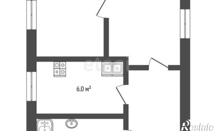 2-комн квартира Мичуринская улица, 7,  д. 7
