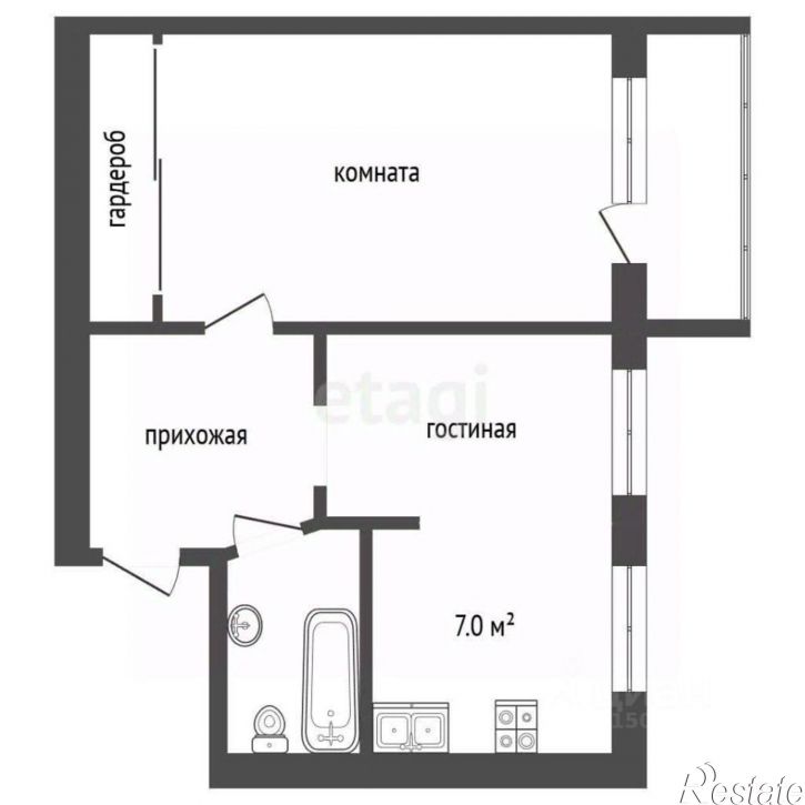 2-комн квартира ул Воровского, 85,  д. 85