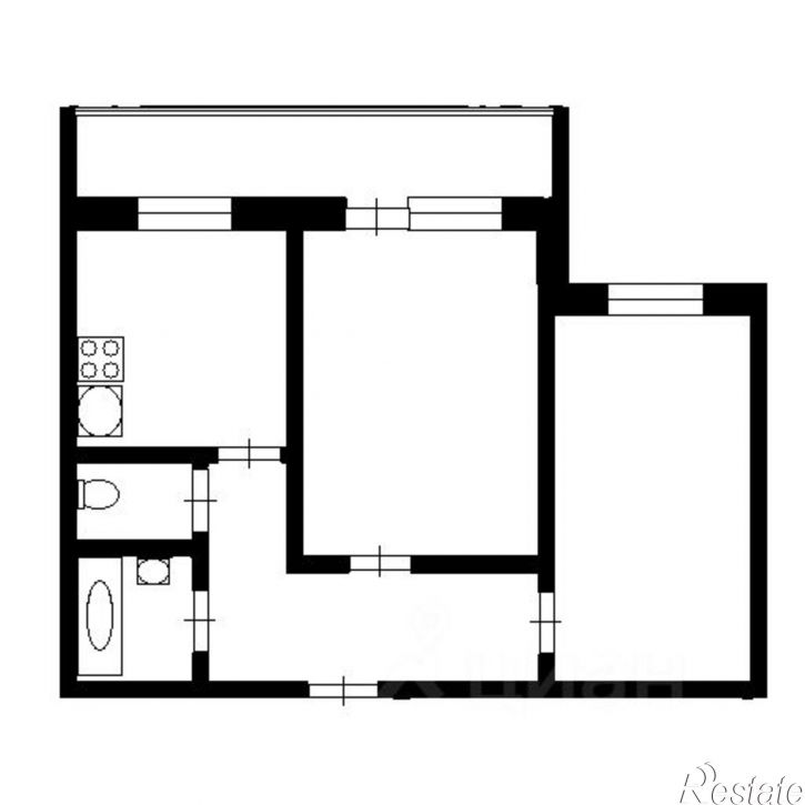 2-комн квартира улица Энгельса, 21,  д. 21