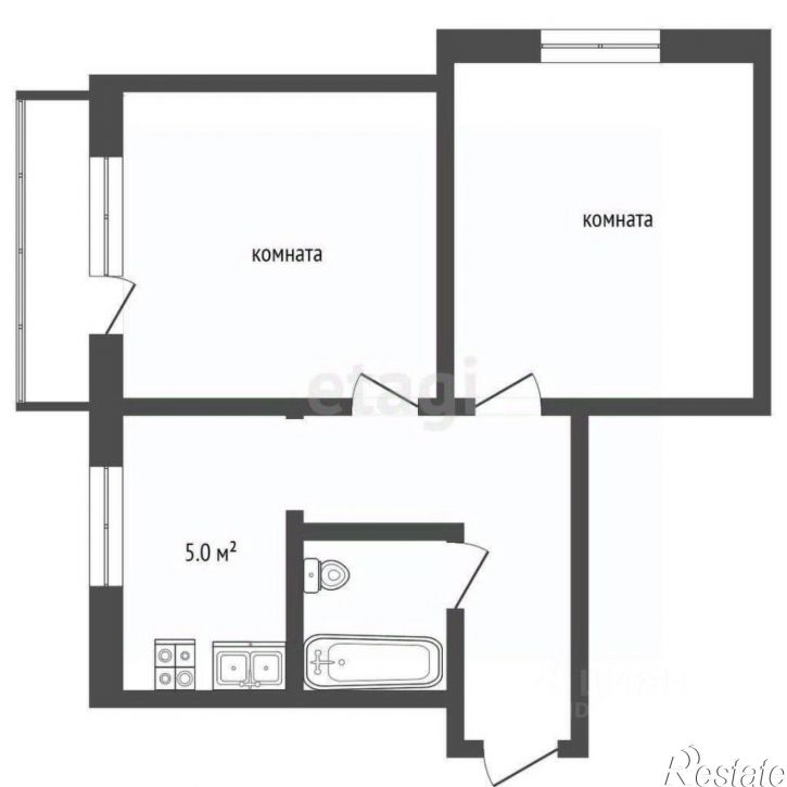2-комн квартира ул Кленовая, 12а,  д. 12а