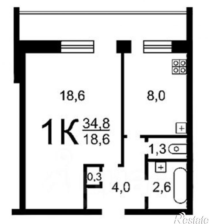 1-комн квартира ул Артема, 39,  д. 39