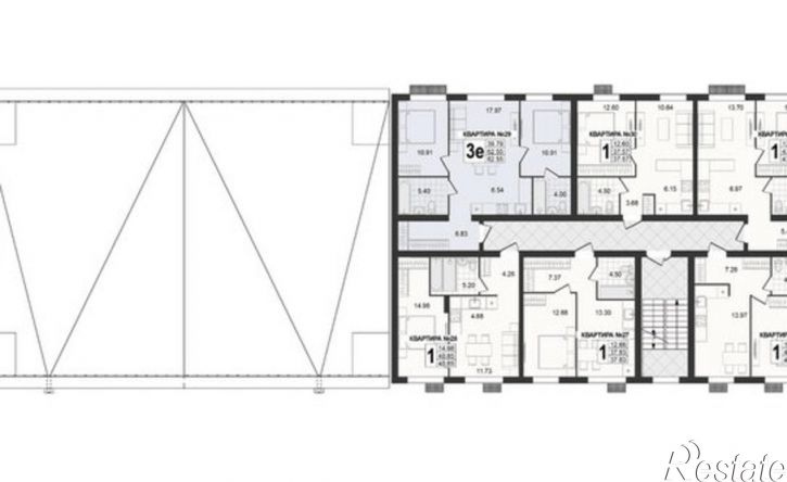 1-комн квартира в новом доме ул 5-я Новослободская, 1,  д. 1