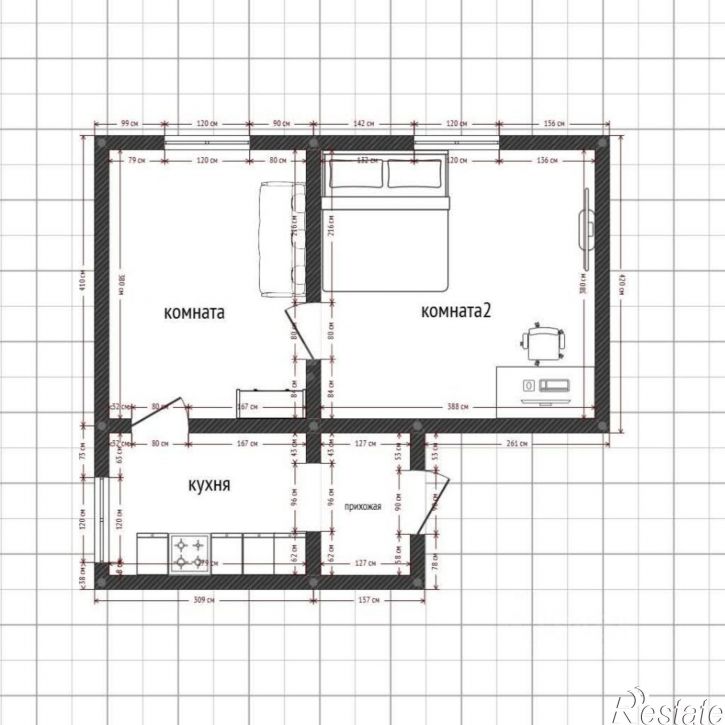 2-комн квартира Профсоюзная улица, 23,  д. 23