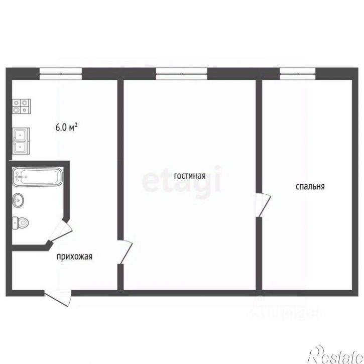 2-комн квартира ул Лаврентьева, 11,  д. 11