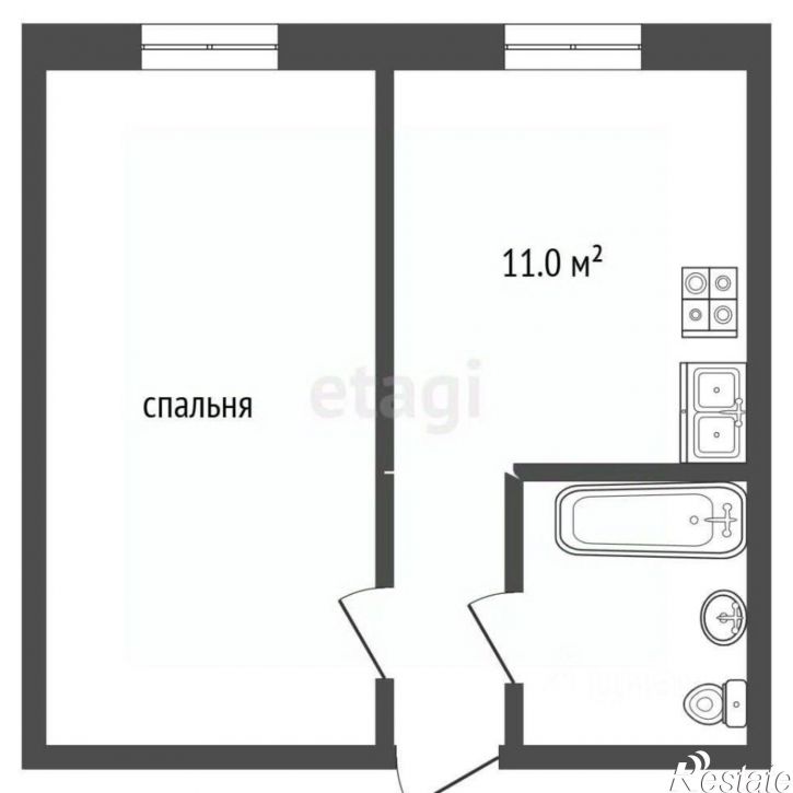 1-комн квартира ул Владимирская, 24,  д. 24