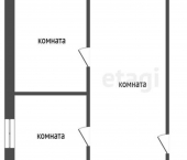 2-комн, 38кв м, этаж 1/2 ул Чкалова, 5А