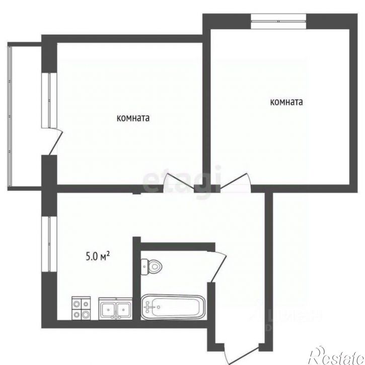 2-комн квартира ул Кленовая, 12а,  д. 12а
