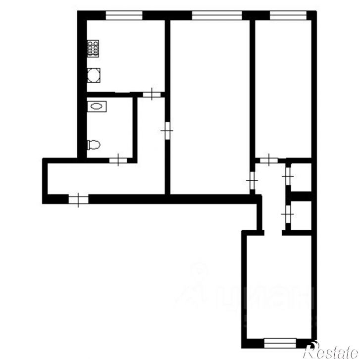 3-комн квартира округ Муром, Муром