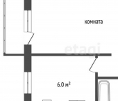 1-комн, 31кв м, этаж 4/4 ул Московская, 103