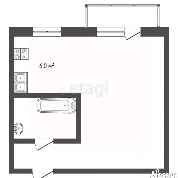 1-комн квартира ул Привокзальная, 2,  д. 2