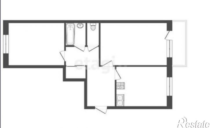 2-комн квартира Карачаровское шоссе, 30Д,  д. 30Д