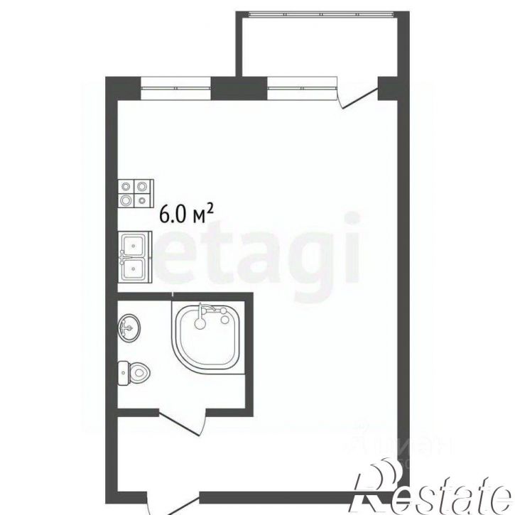 1-комн квартира Московская улица, 86,  д. 86