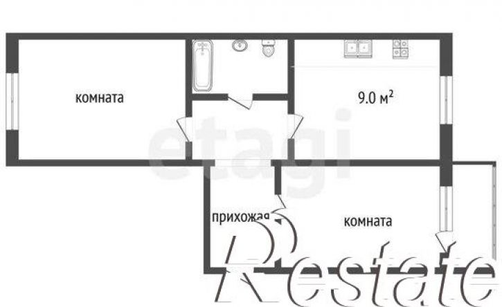 2-комн квартира Нижегородская улица, 29,  д. 29