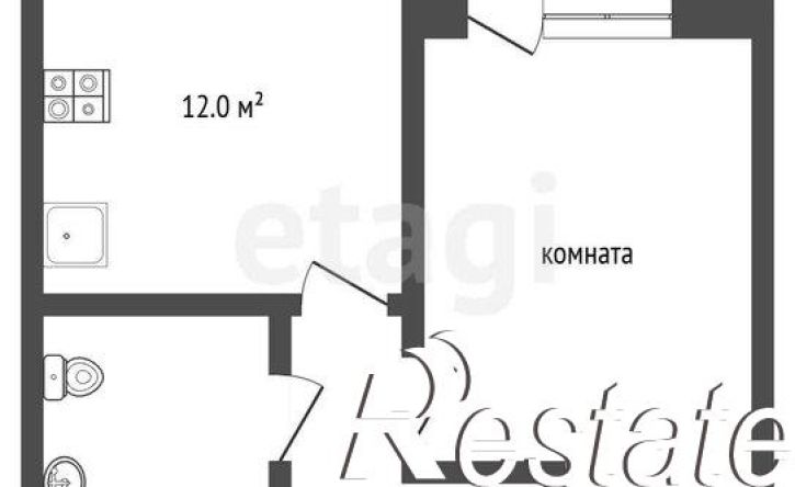 1-комн квартира 3-я Новослободская улица, 2,  д. 2